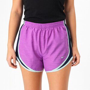 Nike Dri-Fit Tempo Running Short in Purple with Navy